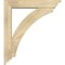 Ekena Millwork Thorton Traditional Rough Sawn Bracket w/ Offset Brace, Douglas Fir, 6"W x 30"D x 34"H BKT0604X30X34THR01RDF - alternate 2